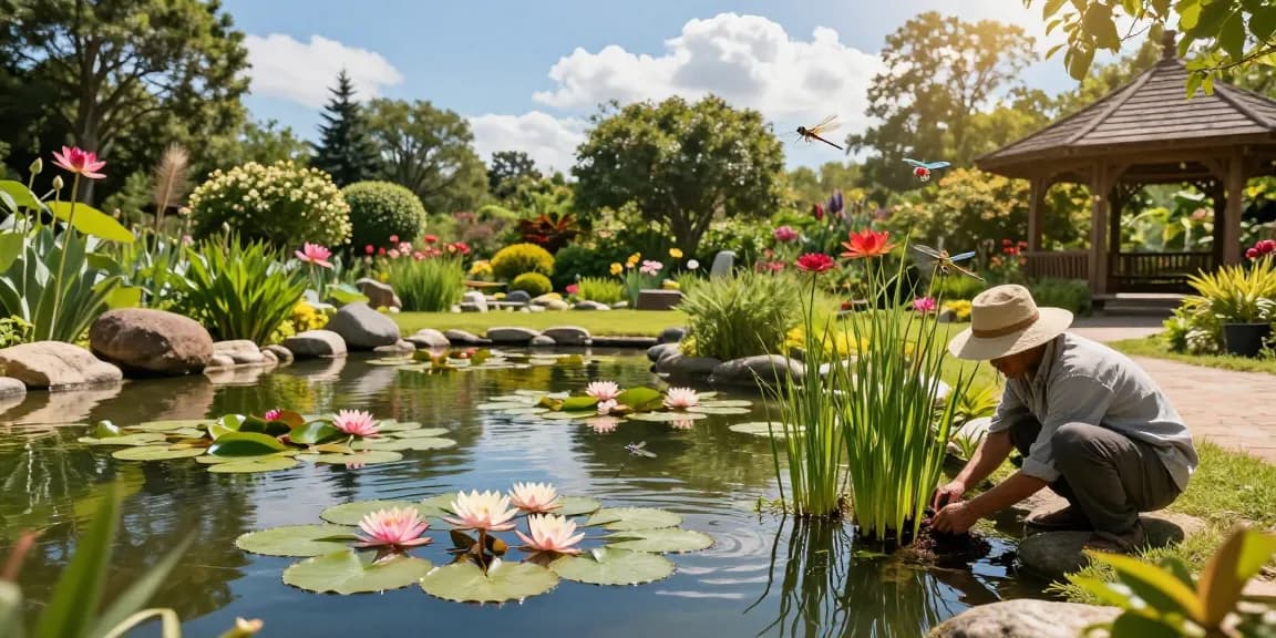 Buy Pond Plants Online to enhance your garden with vibrant aquatic flora in a tranquil setting.
