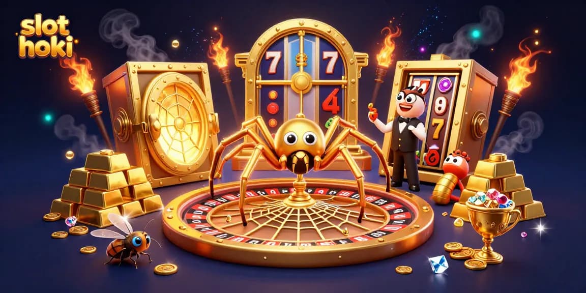 Experience thrilling slot hoki gameplay with vibrant gaming elements and dynamic characters.