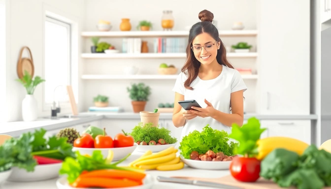 Nutritionist advising on strategies to overcome weight loss plateau with healthy foods