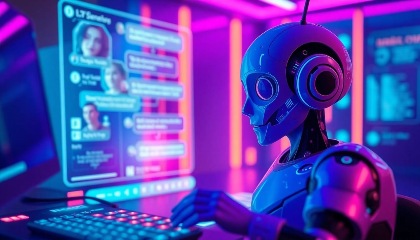 Engaging NSFW AI chatbot interface in a modern virtual chat environment