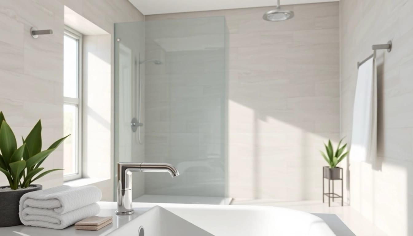 Sonni sanitär GmbH präsentiert moderne Bad-Produkte in stilvoller Umgebung.