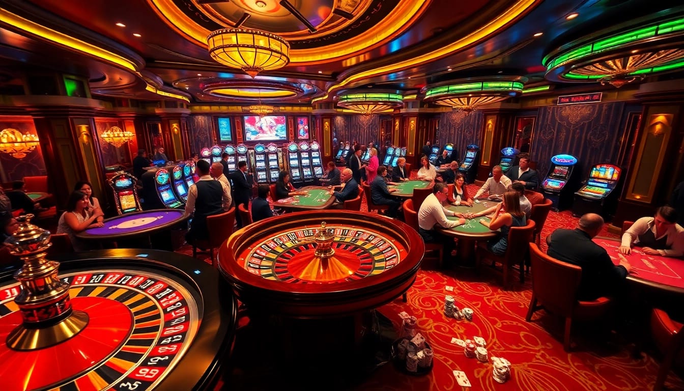 Découvrez l'excitation du jeu dans un casino fiable en ligne, avec des parties de poker intenses et une roulette vibrante.