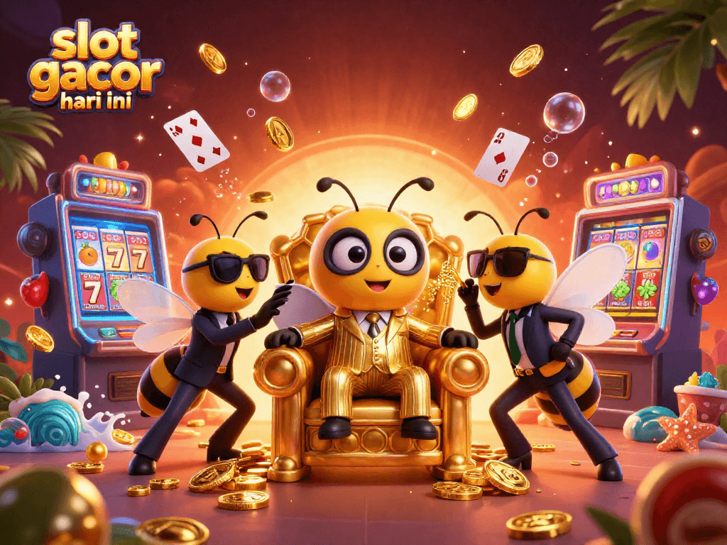 Spin the slot machines and chase jackpots at slot gacor hari ini with vibrant casino imagery.