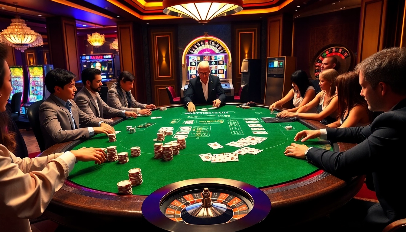 Engage in strategic poker at hay.win, featuring luxurious tables and vibrant casino ambiance.