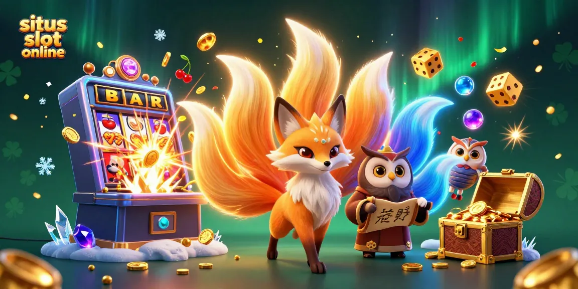 Experience excitement with situs slot online featuring glowing characters and a jackpot explosion.