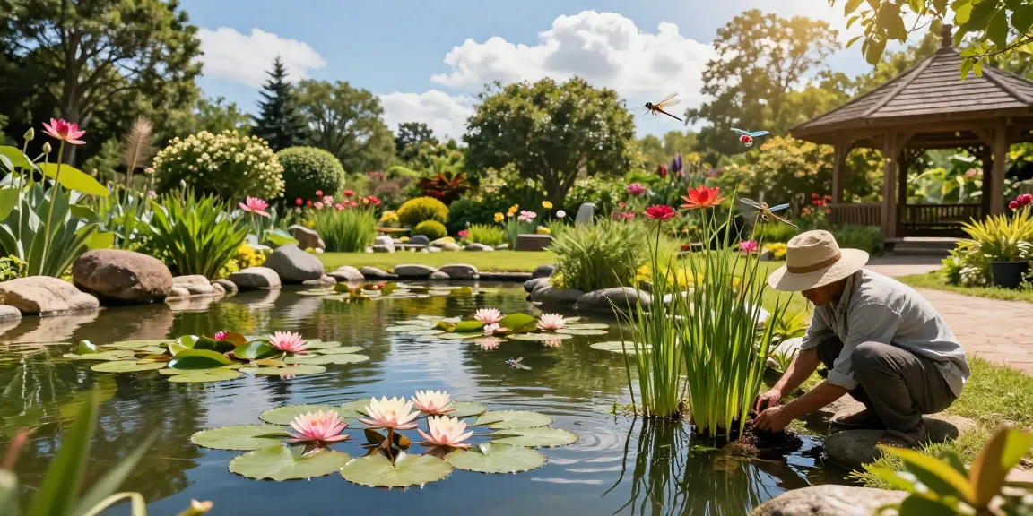 Buy Pond Plants Online to enhance your garden with vibrant aquatic flora in a tranquil setting.