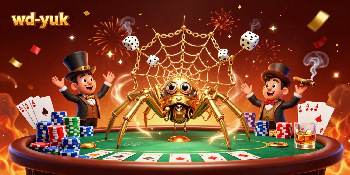 Experience exciting gameplay with wd-yuk featuring dynamic poker elements and a lively steampunk scene.