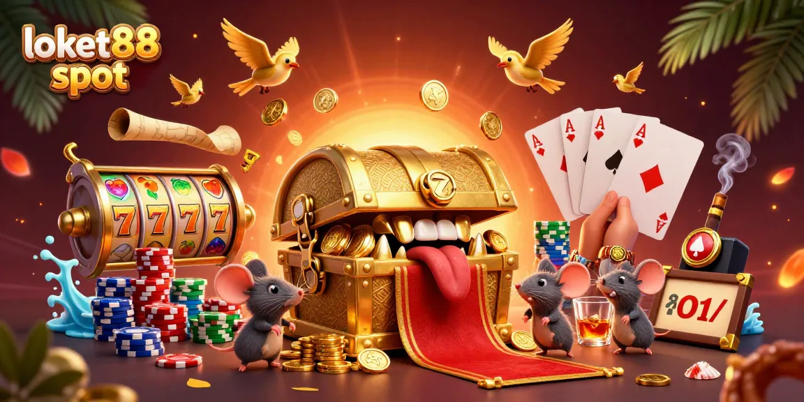 Engage with the loket88 slot and experience thrilling gameplay through dynamic cartoon illustration.
