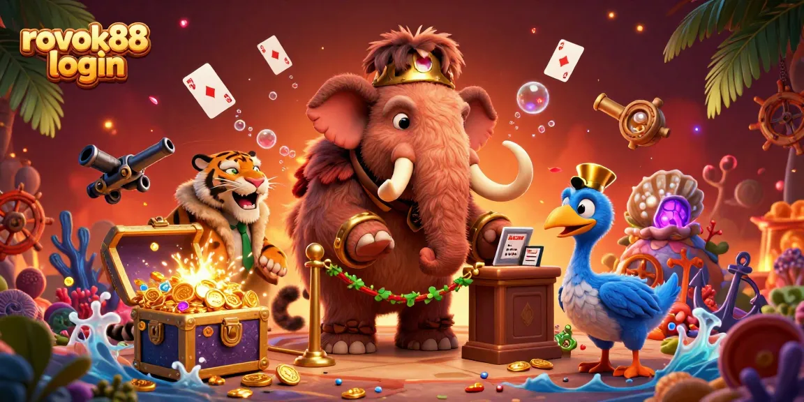 Enjoy thrilling gameplay with rokok88 login, featuring colorful characters and vibrant casino elements.