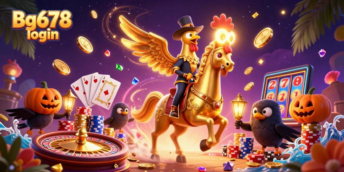 Engage with Bg678 login to access thrilling Casino games amid cascading golden coins and fun.