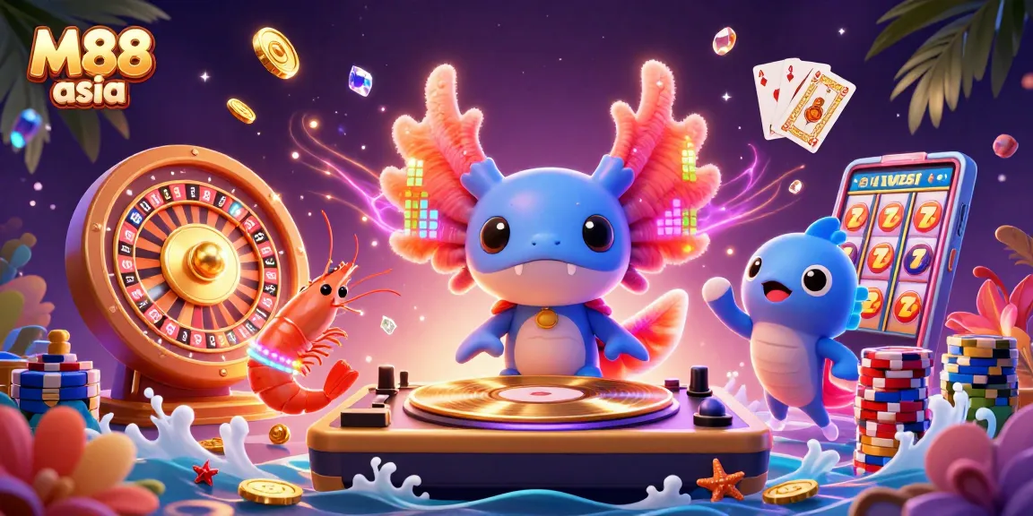 M88 asia offers thrilling casino experiences with vibrant underwater DJ and games.