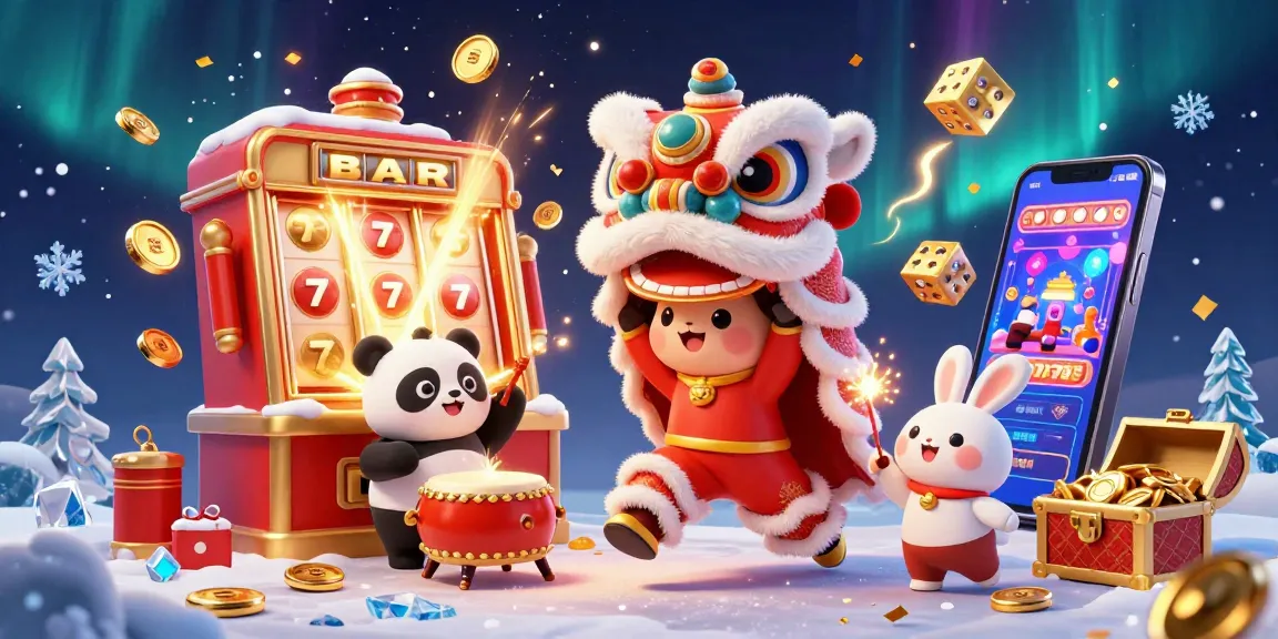 Experience winning excitement with toto togel in a vibrant 3D casino scene featuring lively characters and dynamic game elements.