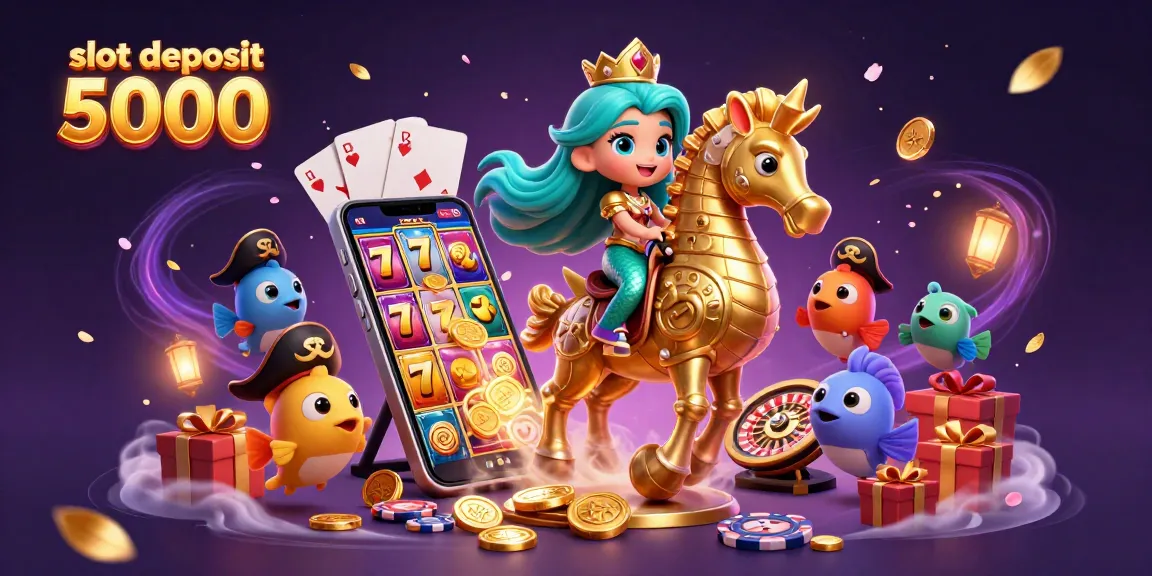 Experience thrilling fun with slot deposit 5000 featuring vibrant characters and dynamic game elements.
