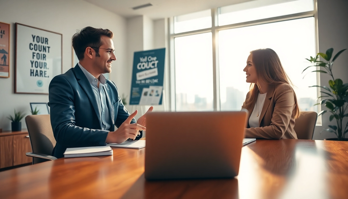 Engaging session with a business coach near me in a bright office setting.