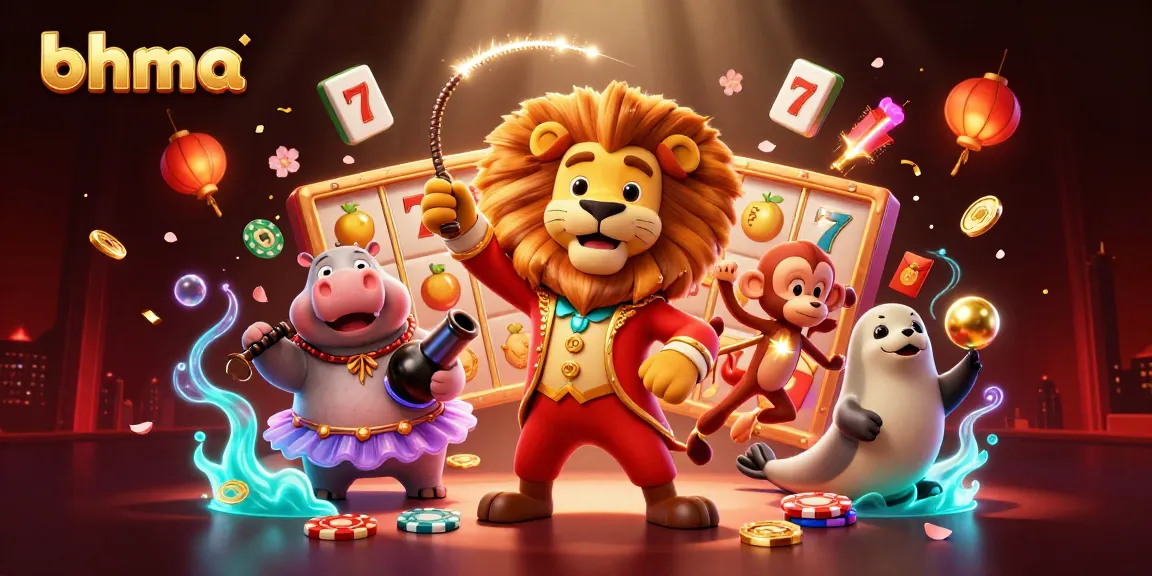 Engage with bhma's vibrant casino scene featuring iconic characters and dynamic gameplay elements.