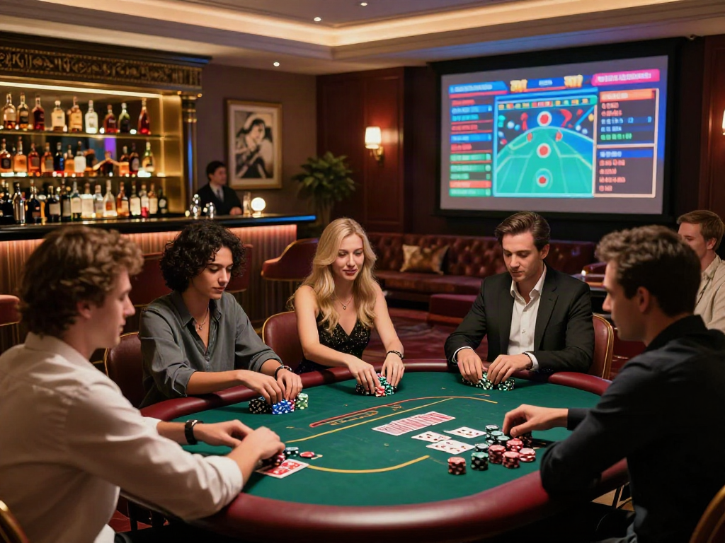 luxury12 pengalaman kasino online yang mewah dengan teman-teman bermain poker di lingkungan yang elegan