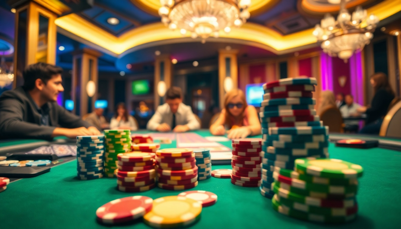 Menangkan taruhan di meja poker pakde4d dengan suasana kasino yang mewah dan menegangkan.