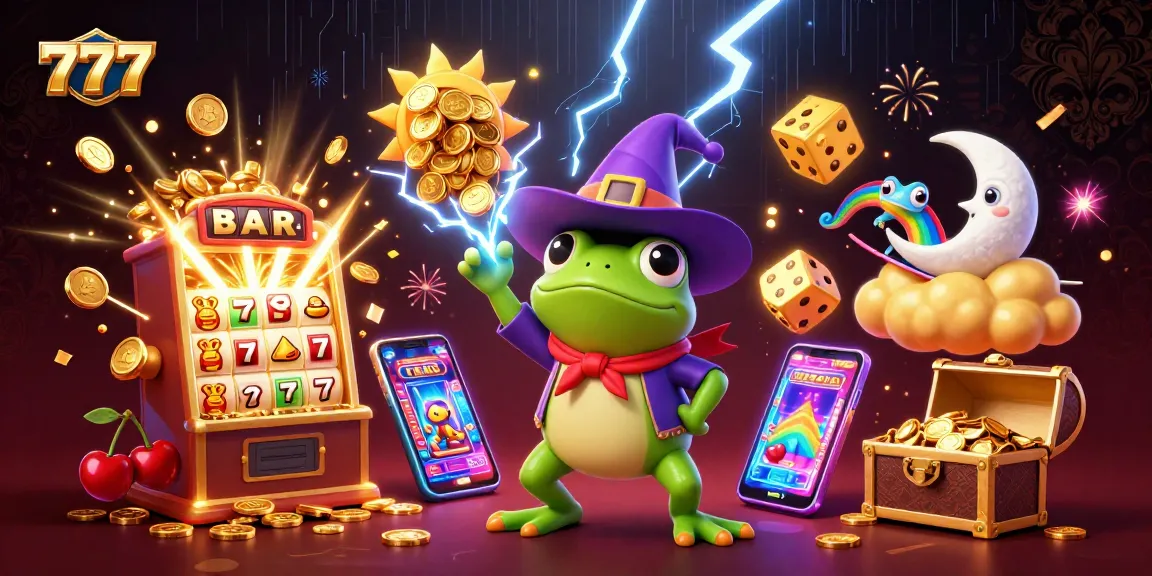 Experience thrilling wins with 777 in this vibrant casino scene packed with exciting game elements.