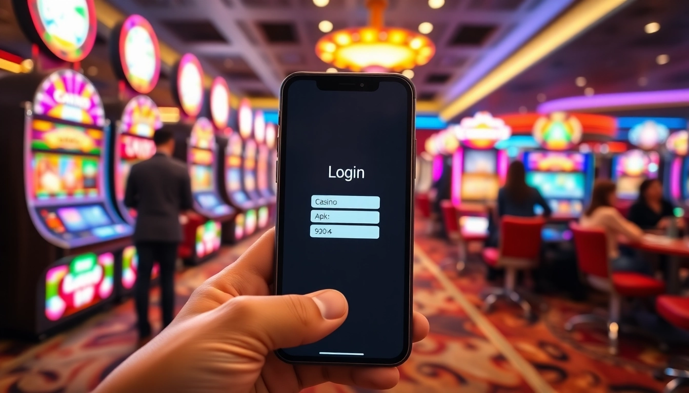 Masuk ke dunia permainan kasino dengan login apk terbaru yang memukau.