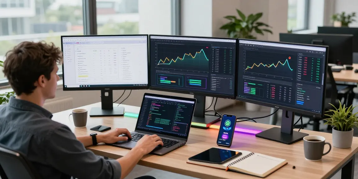 Manta Bridge transactions and cryptocurrency analytics in a professional trading setup with modern tech elements.