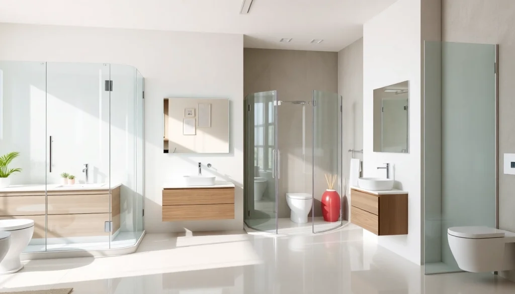 Sonni sanitär GmbH präsentiert hochwertige Badezimmerprodukte in modernem Showroom.