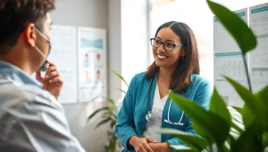 Enhance Health consultations with healthcare professionals in modern settings.