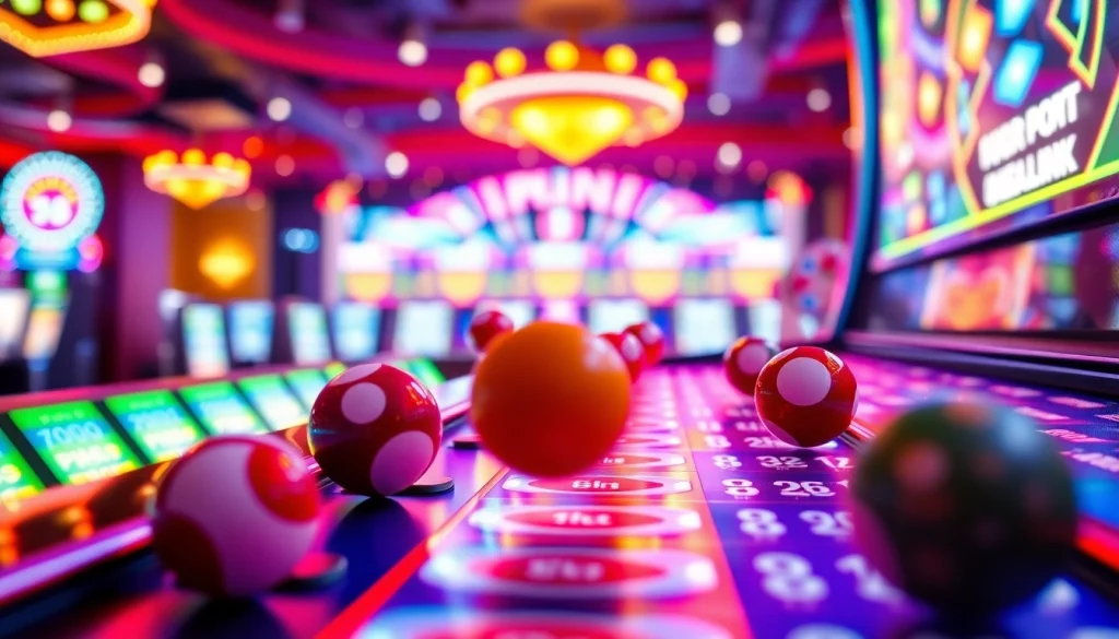 Menampilkan permainan slot plinko yang menarik berkembang dengan bola jatuh dan pengganda unik.