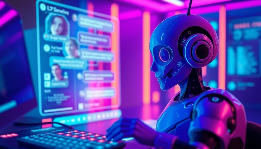 Engaging NSFW AI chatbot interface in a modern virtual chat environment