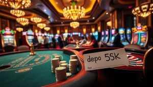 Experience the thrill of gambling with depo 5k at a luxury casino filled with poker and roulette games.