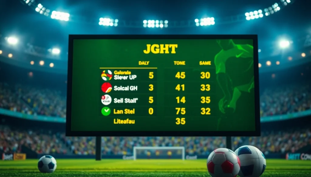 ติดตามผลบอลคืนนี้ พร้อมตารางคะแนนสดจากการแข่งขันกีฬาในขณะนี้