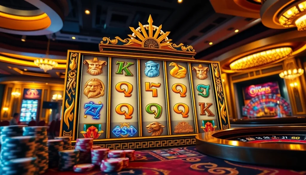 Putar gulungan pada mesin slot Olympus yang mendebarkan ini penuh dengan simbol-simbol mitologis.