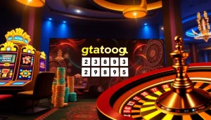 Experience gtatogel online platform with vibrant slot machines and high-stakes emotions in a luxurious casino.