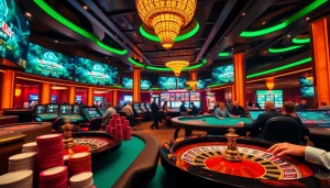 Vivez l'excitation d'un casino fiable en ligne avec des tables dynamiques, des jetons et des roues de roulette.