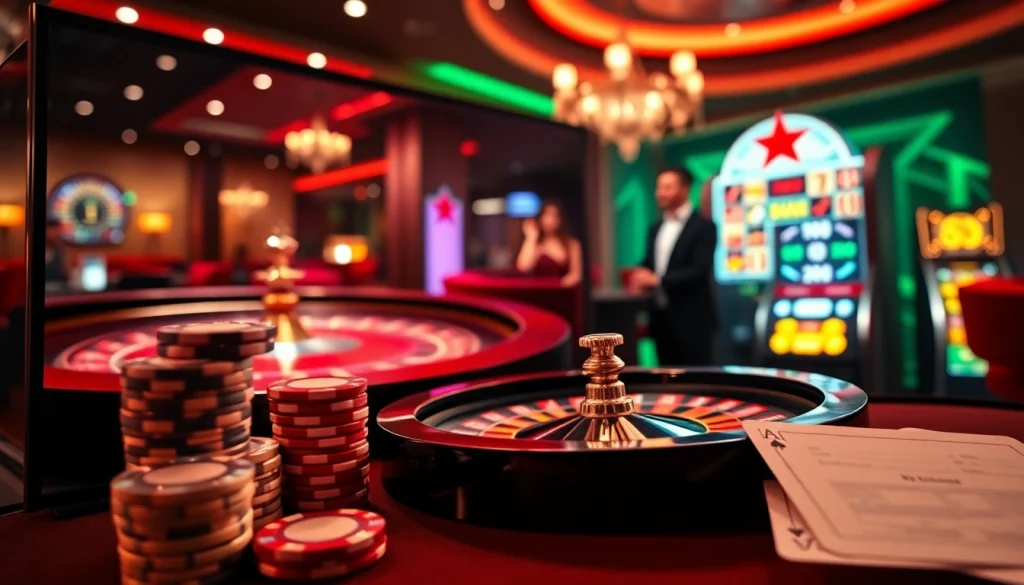 Vivez l'excitation d'un casino fiable en ligne avec un jeu de roulette vibrant, des cartes élégantes et une ambiance luxueuse.