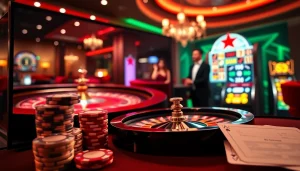 Vivez l'excitation d'un casino fiable en ligne avec un jeu de roulette vibrant, des cartes élégantes et une ambiance luxueuse.