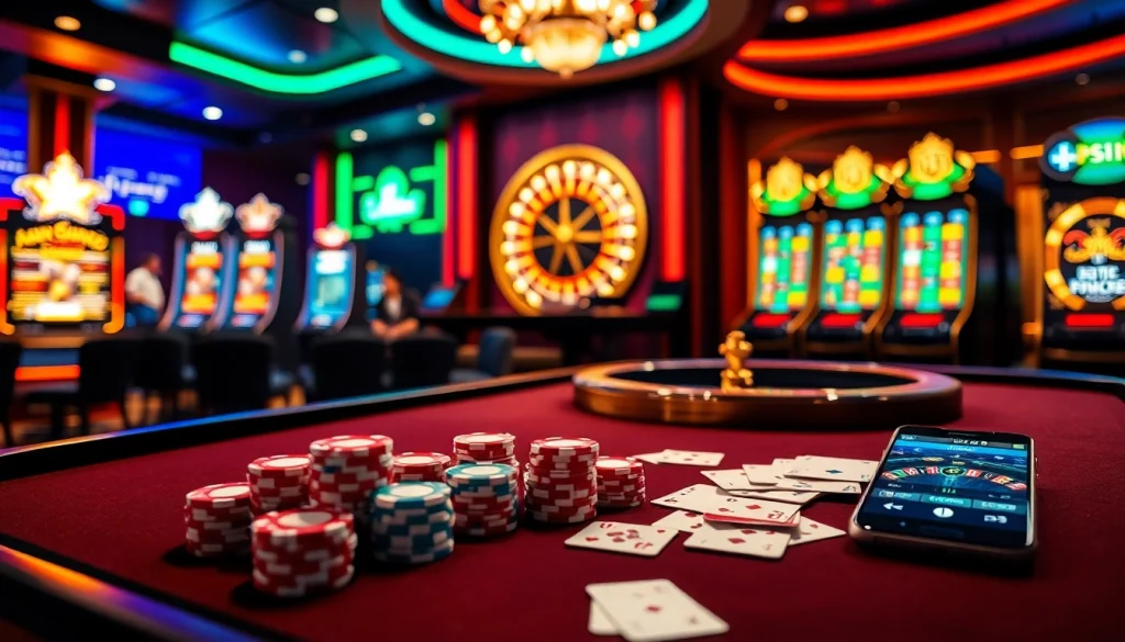 Profitez de l'excitation d'un casino fiable en ligne avec des tables de poker vibrantes et des machines à sous dynamiques.