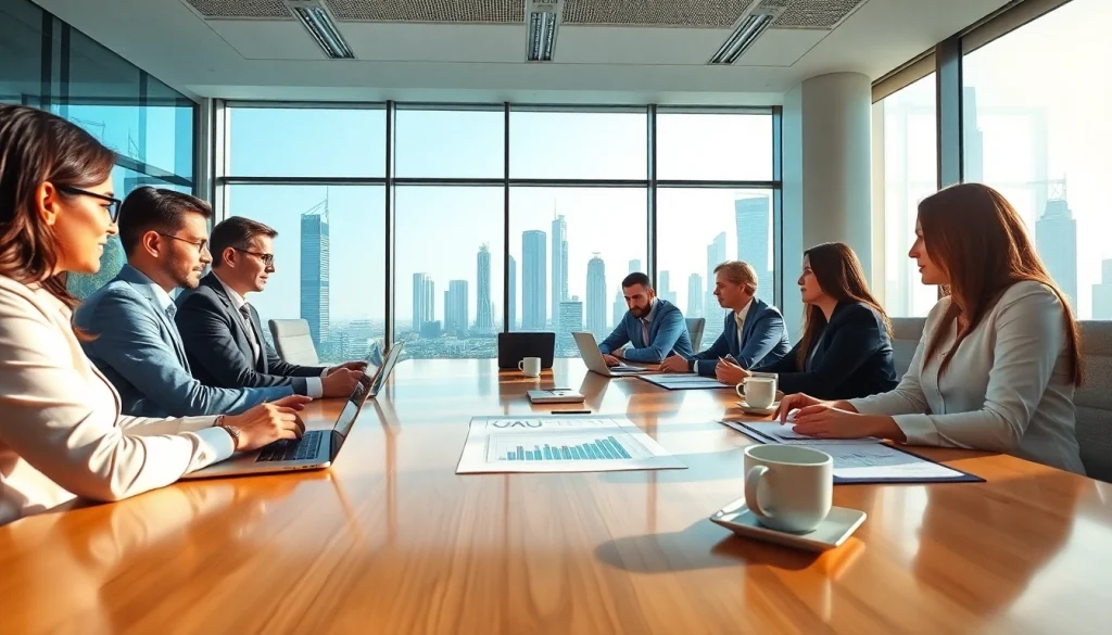 Corporate Tax Services in UAE discussed by business professionals in a modern office